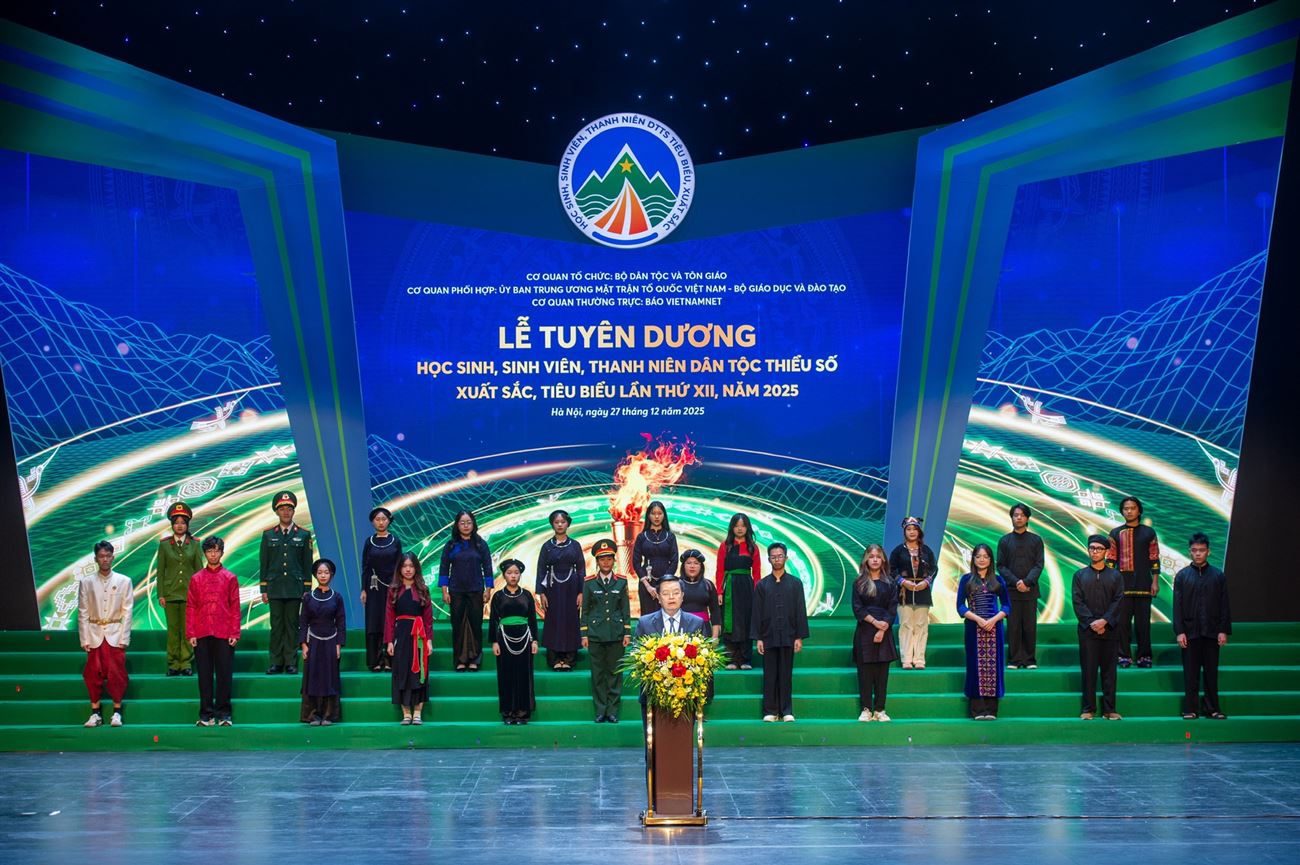 Tuyên dương học sinh, sinh viên, thanh niên dân tộc thiểu số tiêu biểu năm 2025