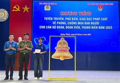 Tuyên truyền, phổ biến, giáo dục pháp luật về phòng, chống mua bán người cho cán bộ Đoàn, đoàn viên, thanh niên năm 2025