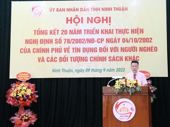 Hội nghị tổng kết 20 năm thực hiện Nghị định 78/2002/NĐ-CP của Chính phủ tại Ninh Thuận