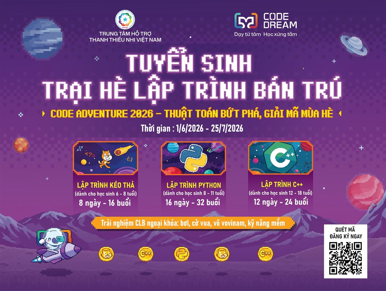 MÙA HÈ NÀY – CHO CON “HỌC & CHƠI CÓ MỤC TIÊU”