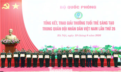 473 công trình nhận Giải thưởng Tuổi trẻ sáng tạo trong Quân đội lần thứ 26