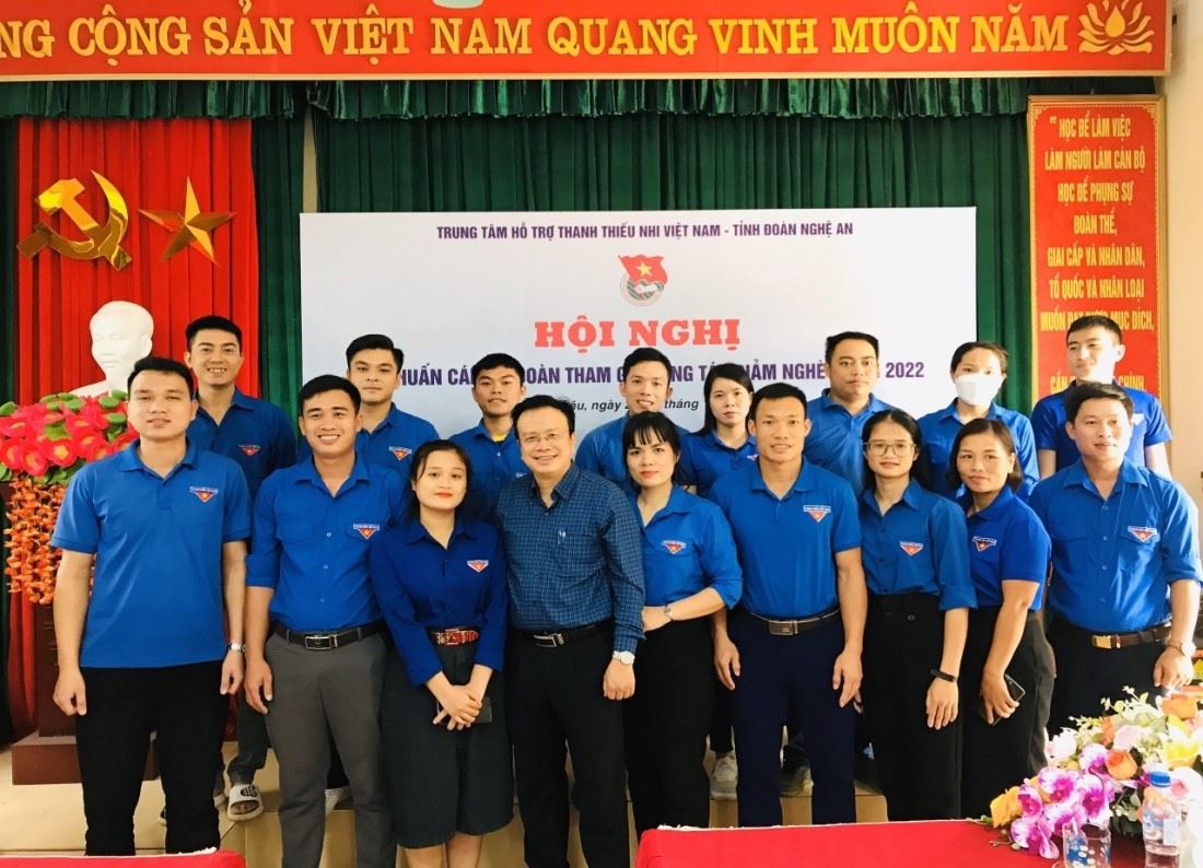 Hội nghị tập huấn cán bộ Đoàn tham gia công tác giảm nghèo năm 2022 tại huyện Quỳ Châu tỉnh  Nghệ An.