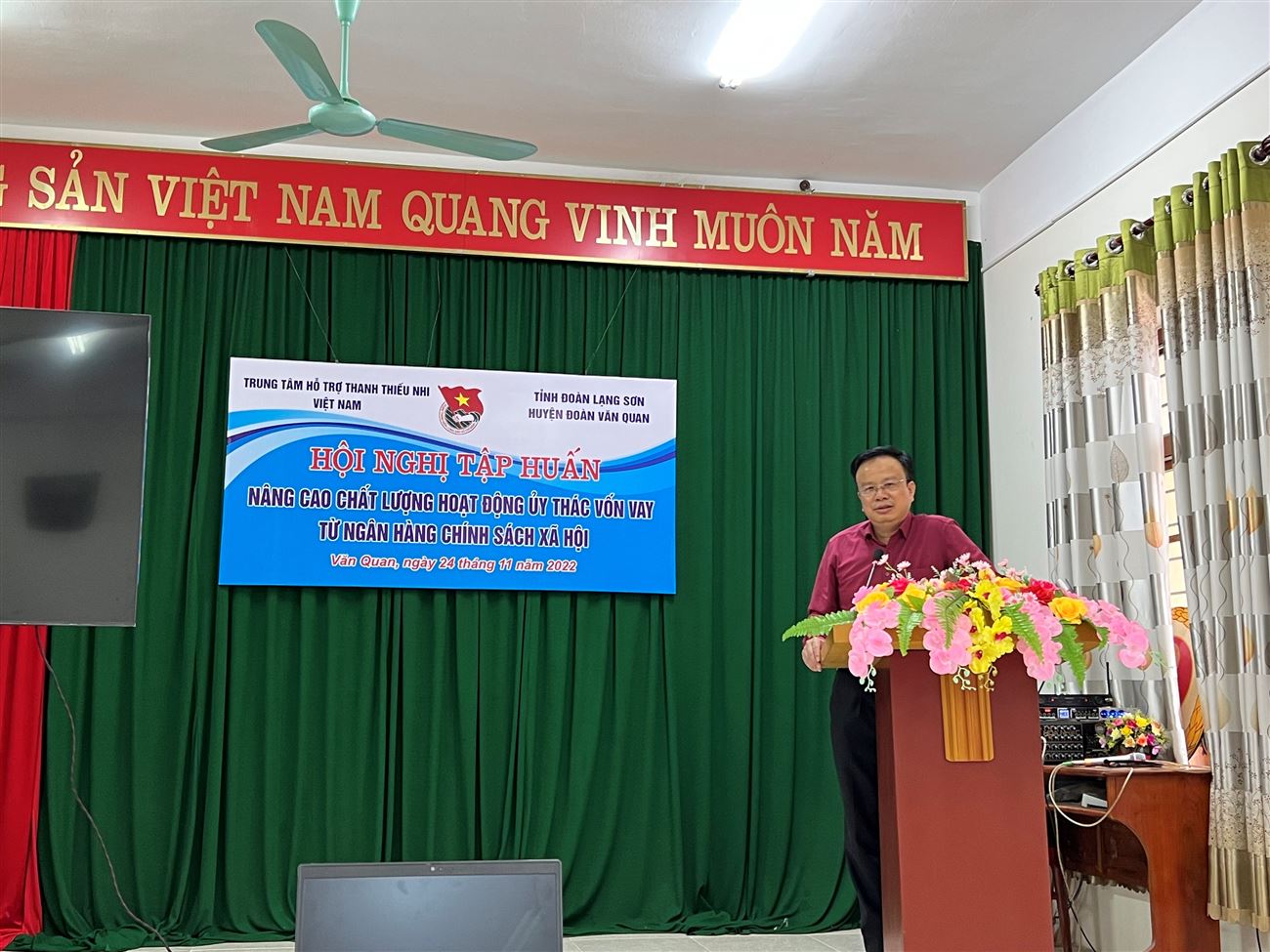 Hội nghị tập huấn nâng cao chất lượng hoạt động ủy thác vốn vay từ Ngân hàng Chính sách xã hội năm 2022 tại huyện Văn Quan, tỉnh Lạng Sơn