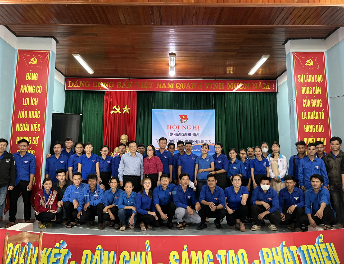 Hội nghị tập huấn cán bộ Đoàn tham gia công tác giảm nghèo năm 2022 tại huyện Bắc Trà My, tỉnh Quảng Nam