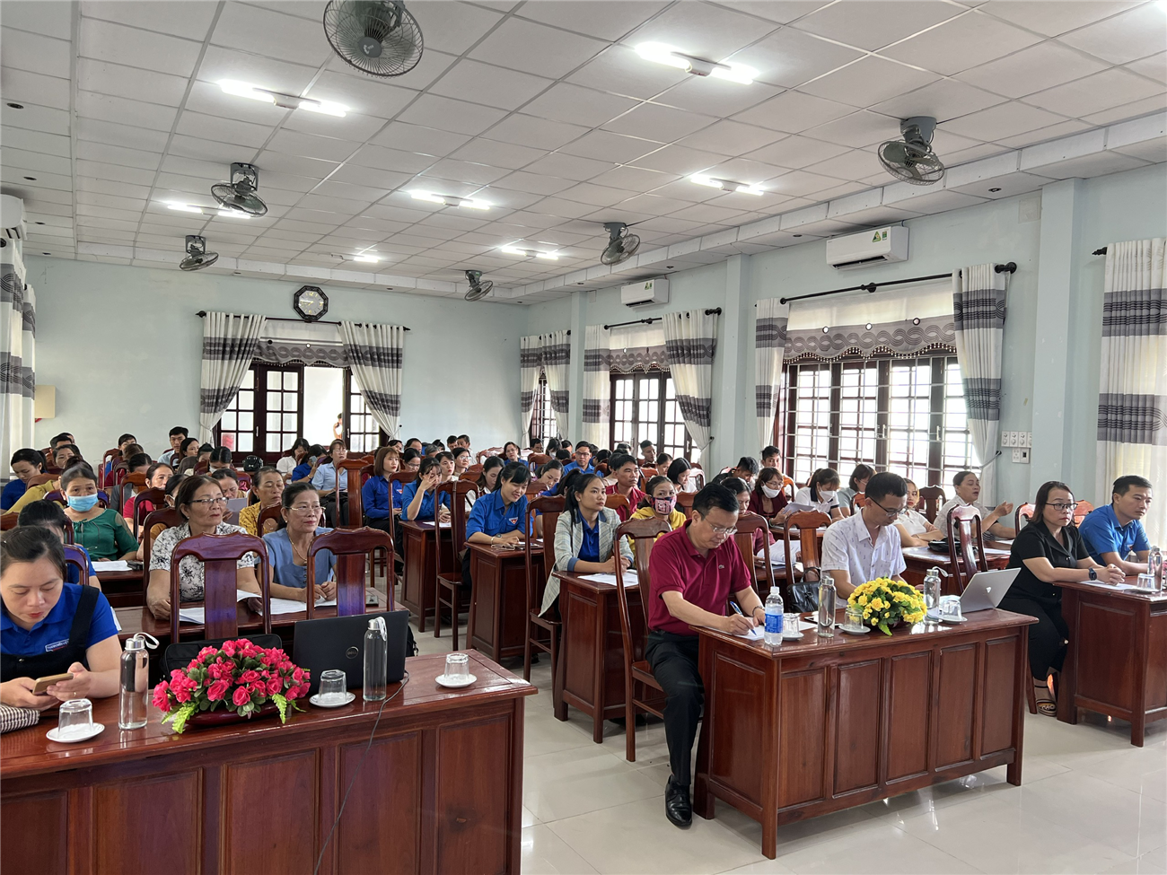 Tập huấn nghiệp vụ nâng cao chất lượng hoạt động ủy thác vốn vay từ Ngân hàng Chính sách xã hội năm 2022 tại huyện Thăng Bình, tỉnh Quảng Nam