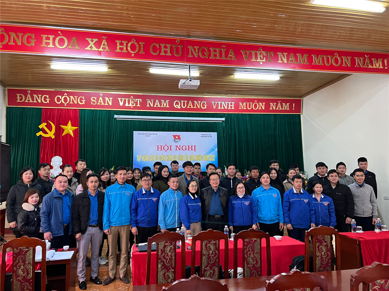 Hội nghị tập huấn cán bộ Đoàn tham gia công tác giảm nghèo năm 2022 tại huyện Pác Nặm, tỉnh Bắc Kạn