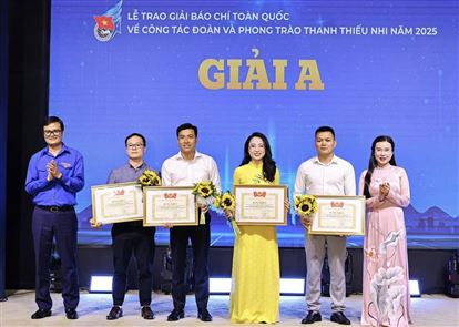 Công bố Giải báo chí toàn quốc về công tác Đoàn năm 2026