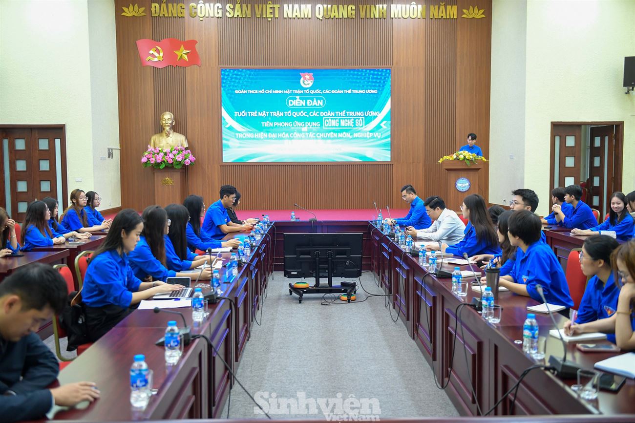 Tuổi trẻ Mặt trận Tổ quốc, các đoàn thể T.Ư tiên phong ứng dụng công nghệ số trong hiện đại hóa công tác