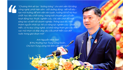 Mở đường băng khoa học công nghệ để sinh viên cống hiến, phát triển đất nước