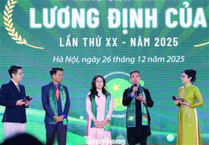 Vinh danh 30 nhà nông trẻ xuất sắc đạt Giải thưởng Lương Định Của năm 2025