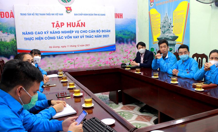 Nâng cao kỹ năng nghiệp vụ cho cán bộ Đoàn thực hiện công tác vốn vay ủy thác tại Hà Giang