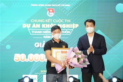 Dự án Nông Trại Cờ Đỏ giành giải Nhất cuộc thi Dự án khởi nghiệp thanh niên nông thôn năm 2021