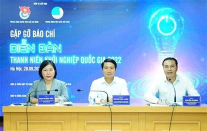 550 đại biểu sẽ tham dự Diễn đàn Thanh niên khởi nghiệp quốc gia 2022