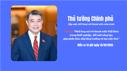 Thủ tướng Chính phủ gặp mặt, đối thoại với thanh niên năm 2026