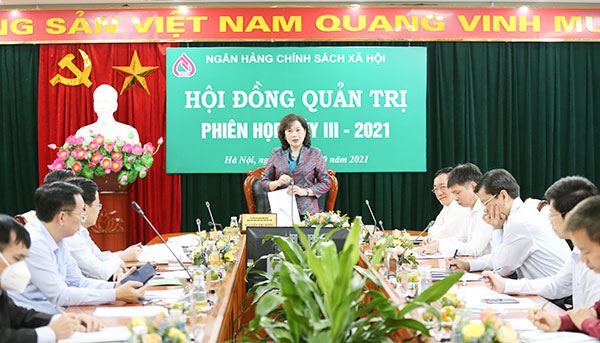 Hội đồng quản trị NHCSXH họp phiên thường kỳ quý III-2021