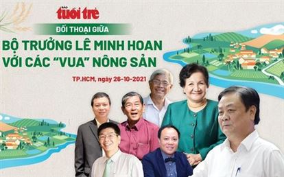 Trực tiếp: Bộ trưởng đối thoại với vua nông sản, thực phẩm