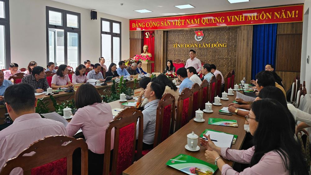 Ngân hàng CSXH Việt Nam làm việc với các tổ chức chính trị - xã hội nhận uỷ thác của 3 tỉnh Lâm Đồng, Bình Thuận, Đắk Nông