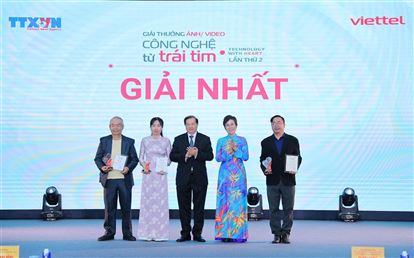 32 tác phẩm xuất sắc đoạt Giải thưởng “Công nghệ từ trái tim - Technology with heart” lần thứ 2