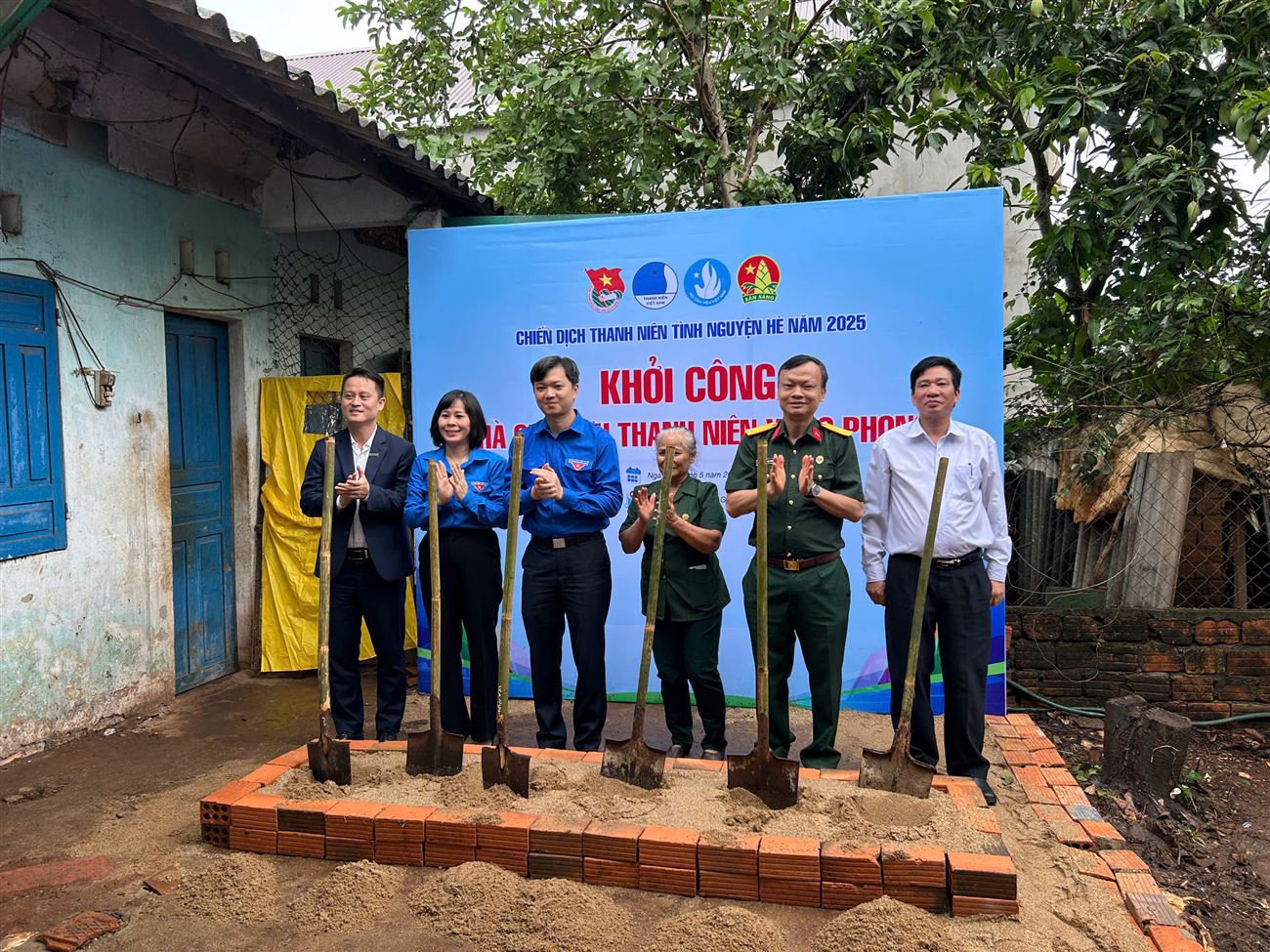 Khởi công nhà cho cựu thanh niên xung phong