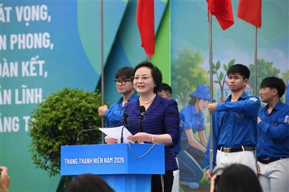 Từ quê hương người đoàn viên đầu tiên, Phó thủ tướng gửi trọn niềm tin vào người trẻ