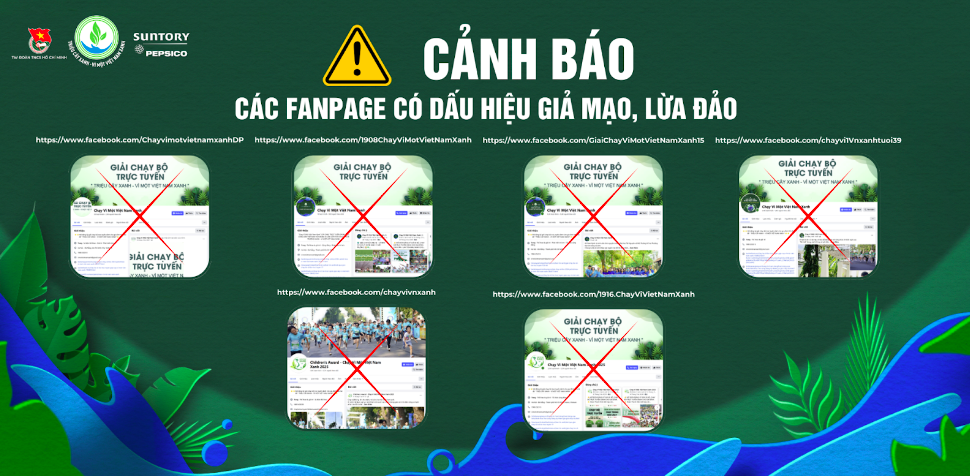 Cảnh báo các fanpage giả mạo thông tin chương trình Triệu cây xanh - Vì một Việt Nam xanh để thực hiện hành vi lừa đảo