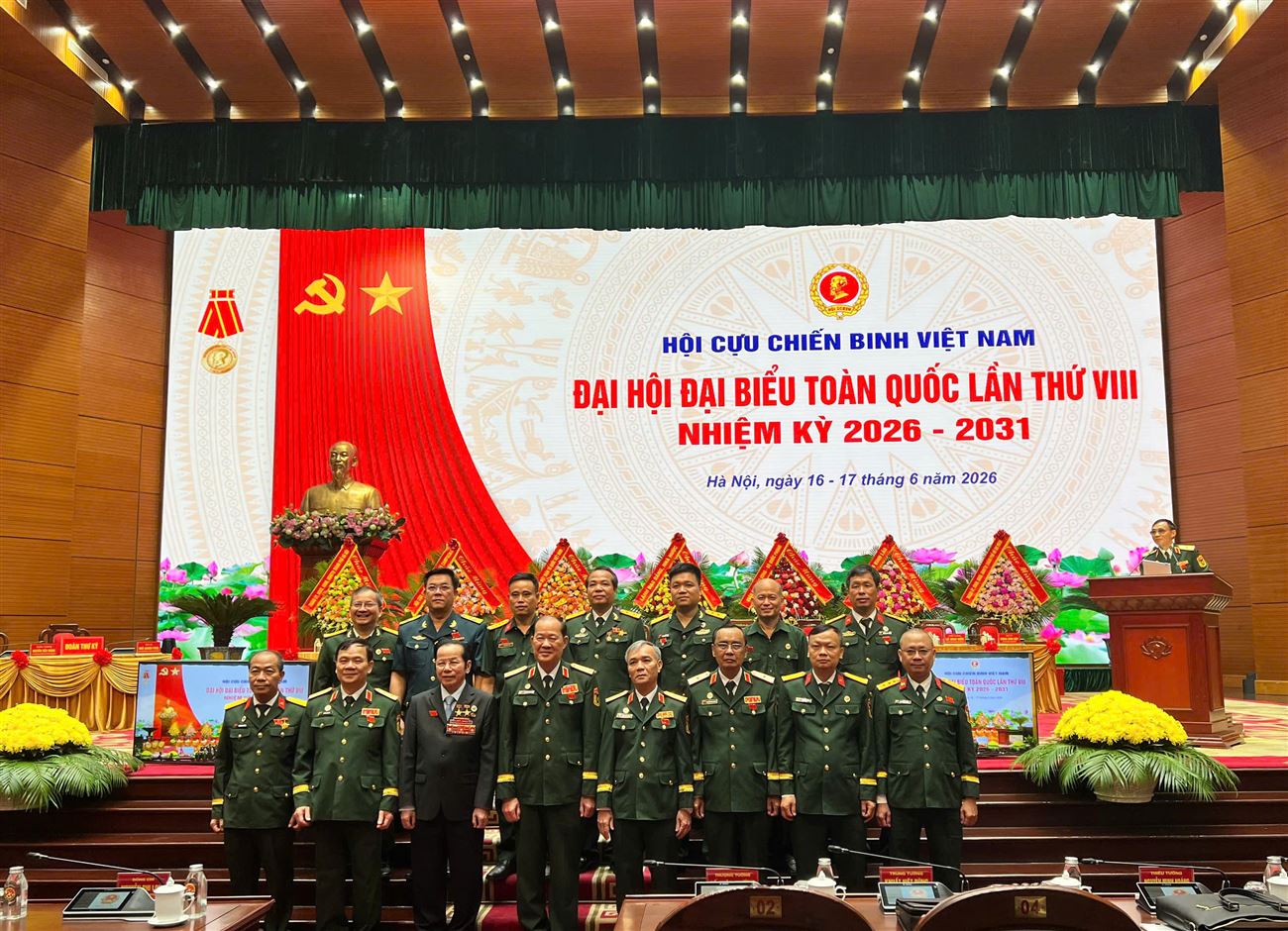Khai mạc phiên thứ nhất Đại hội đại biểu toàn quốc Hội Cựu chiến binh Việt Nam lần thứ VIII