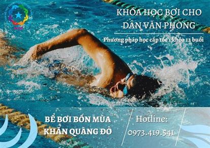 Khóa học bơi cho dân văn phòng 