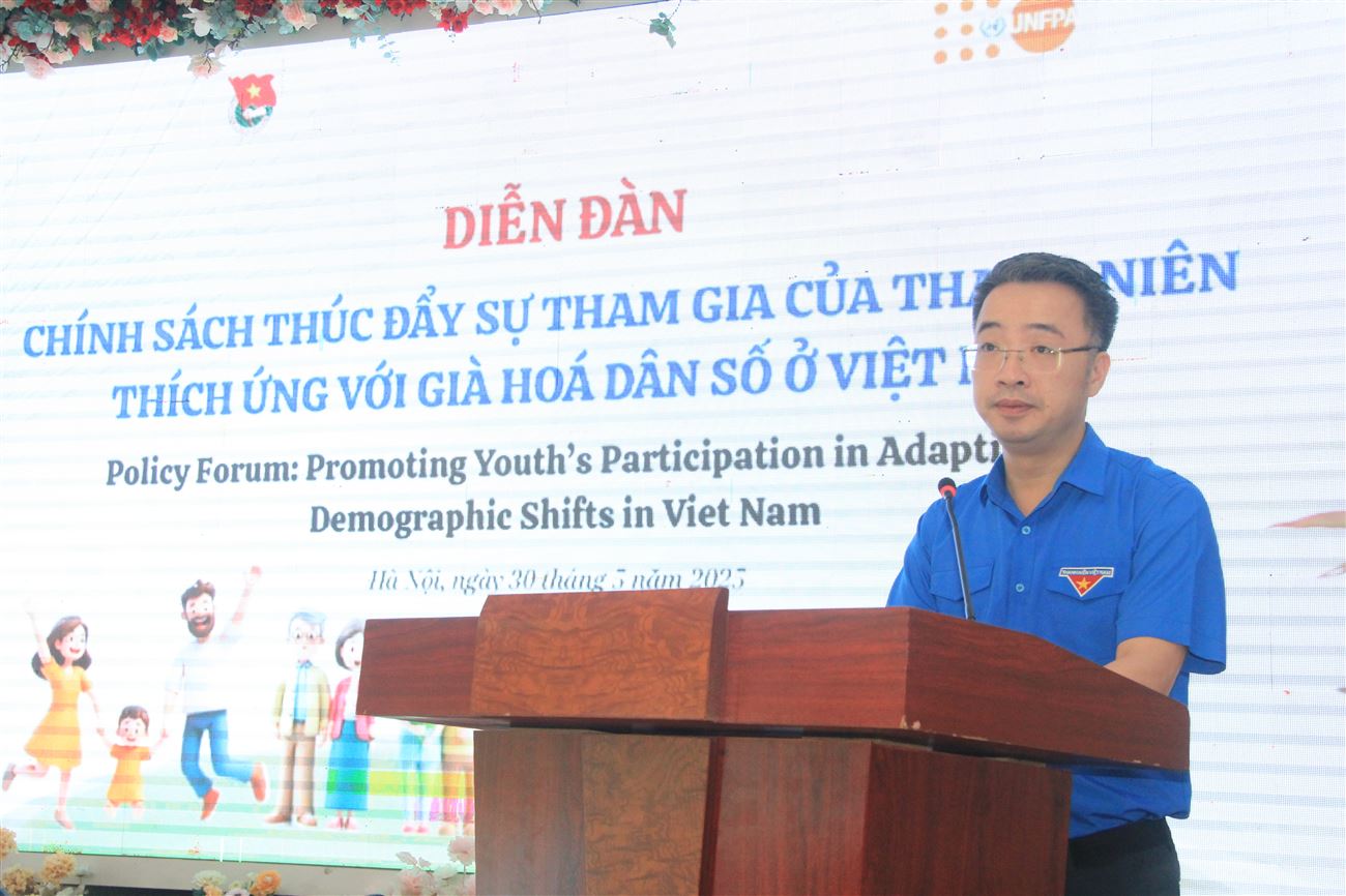 Diễn đàn đối thoại chính sách về sự tham gia của thanh niên trong thích ứng với già hóa dân số năm 2025