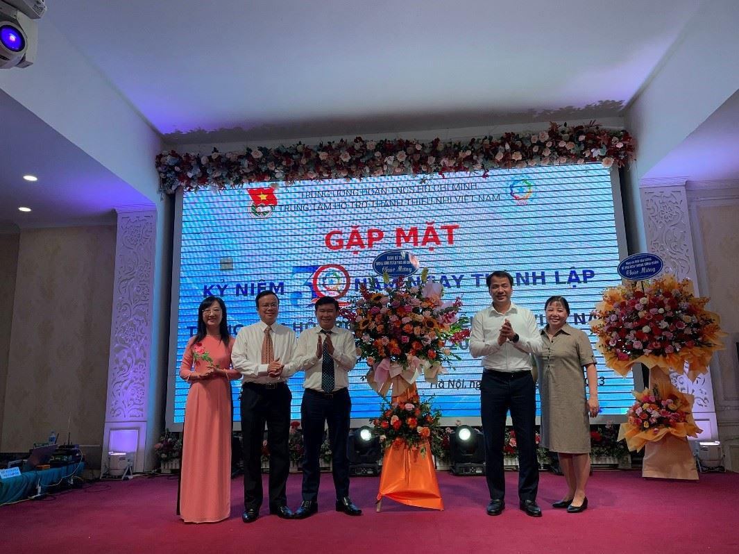 Lễ kỷ niệm 30 năm Ngày thành lập  Trung tâm Hỗ trợ Thanh thiếu nhi Việt Nam (19/8/1993-19/8/2023)