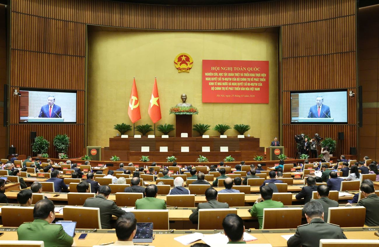 Phát biểu của Tổng Bí thư Tô Lâm tại Hội nghị toàn quốc quán triệt, triển khai Nghị quyết số 79 và 80 của Bộ Chính trị