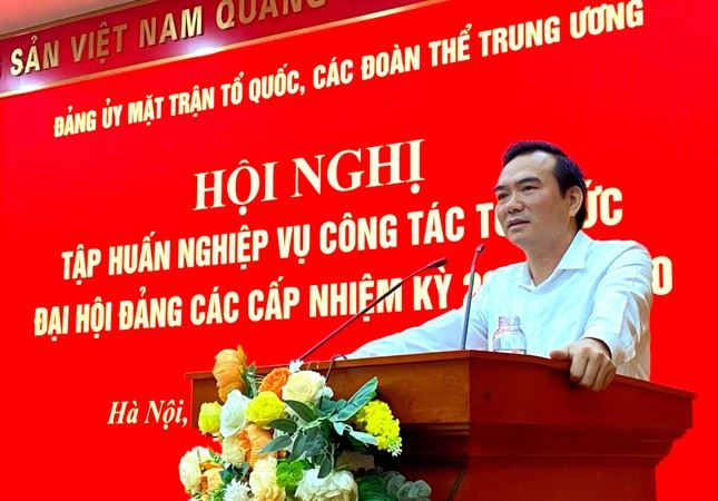 Ban Thường vụ Đảng uỷ MTTQ, các đoàn thể Trung ương nêu yêu cầu về chuẩn bị nhân sự đại hội