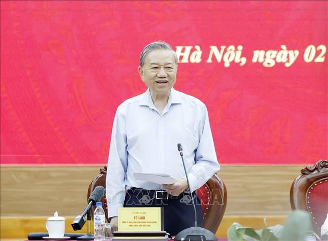 Tổng Bí thư Tô Lâm: Hoàn thiện bản thiết kế tổng thể cho mô hình tăng trưởng kinh tế của Việt Nam đến năm 2045
