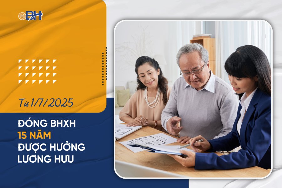 Người tham gia BHXH từ đủ 15 năm có thể được hưởng lương hưu