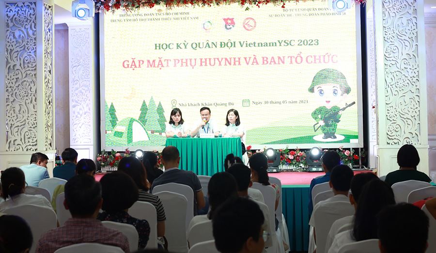 Gặp mặt phụ huynh trước thềm Học kỳ Quân đội - Những bước chân Phù Đổng năm 2023