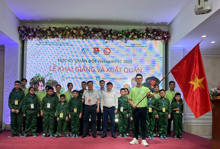 150 Chiến sĩ nhí háo hức trong ngày tham gia Học kỳ Quân đội - Những bước chân Phù Đổng