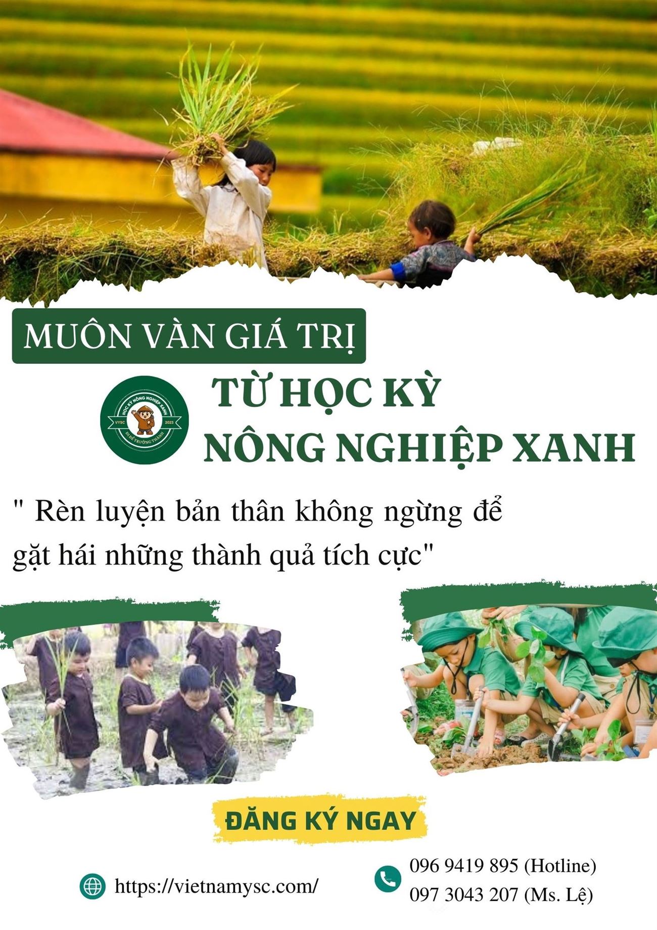  Muôn vàn giá trị mà Học kỳ Nông nghiệp xanh - Đi để trưởng thành của Vietnamysc mang lại 