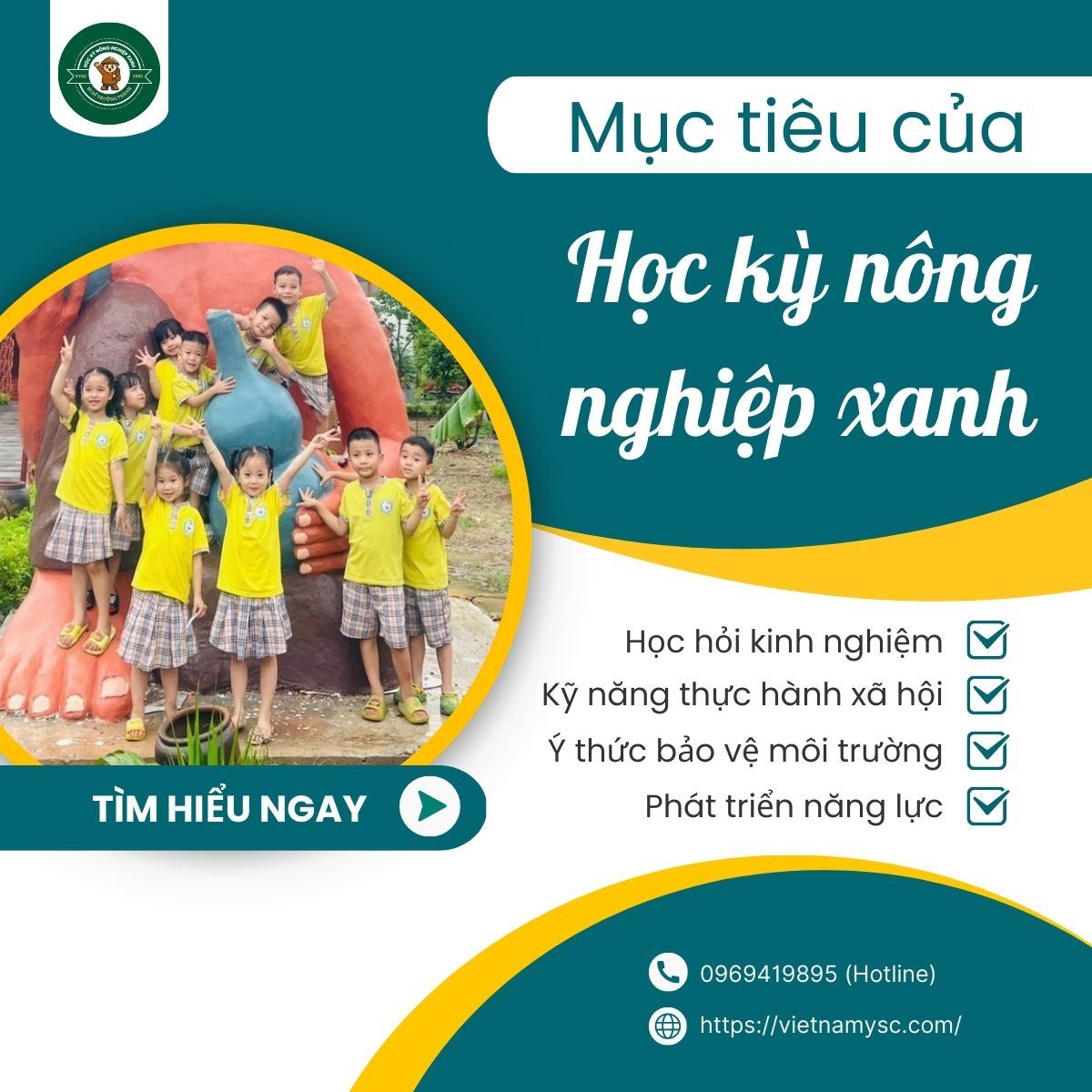 Học kỳ nông nghiệp xanh hướng tới những mục tiêu nào ?