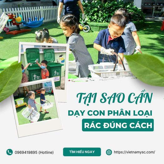 Tại sao cần dạy con cách phân loại rác