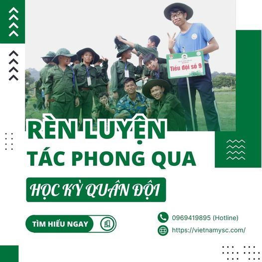 Rèn luyện tác phong qua Học kỳ Quân đội