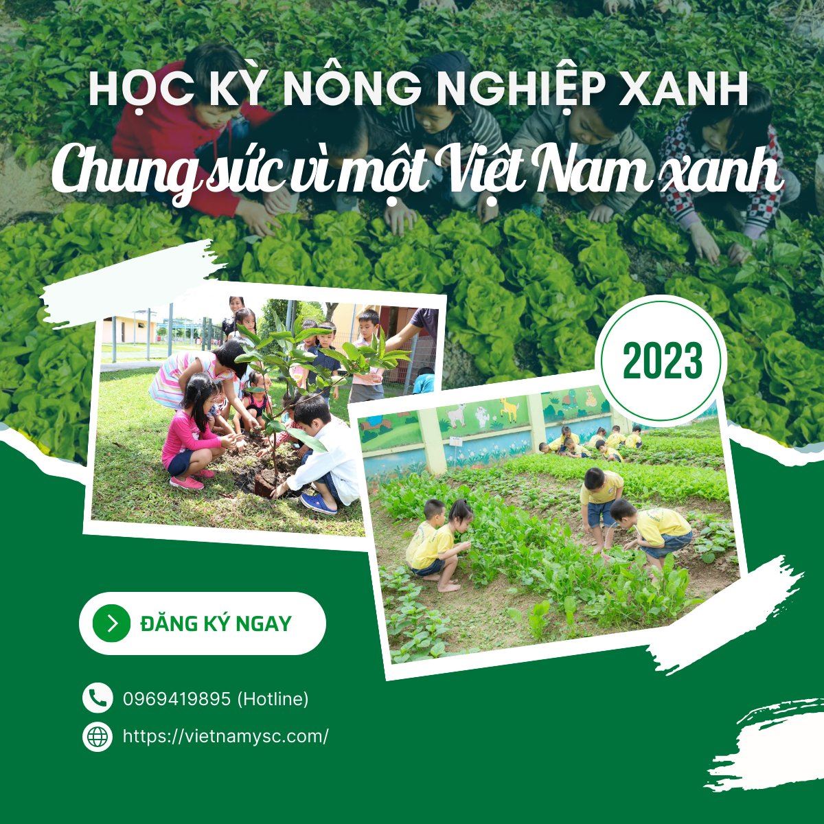 Học kỳ nông nghiệp xanh - Chung sức vì một Việt Nam xanh 