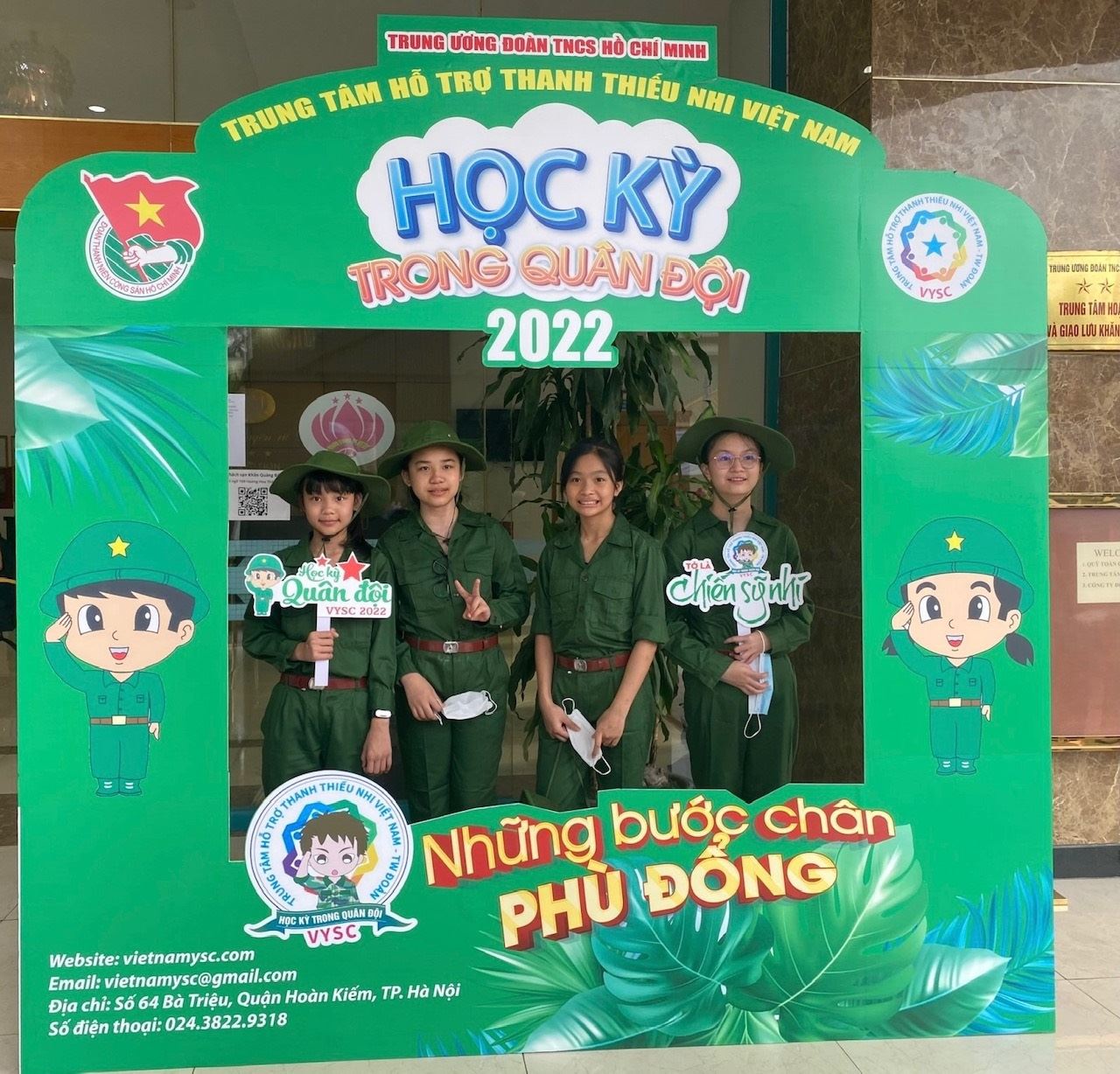 Lễ Xuất quân chương trình Học kỳ trong Quân đội do Trung tâm Hỗ trợ Thanh thiếu nhi Việt Nam thuộc Trung ương Đoàn TNCS Hồ Chí Minh tổ chức.