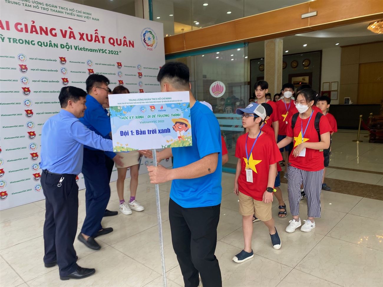 Truyền hình Thanh niên đưa tin về chương trình Học kỳ xanh- Đi để trưởng thành năm 2022