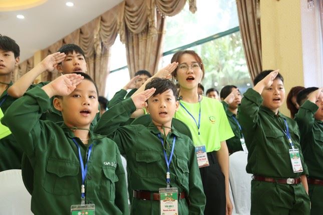 Gần 150 chiến sĩ nhí xuất quân tham gia Học kỳ trong Quân đội