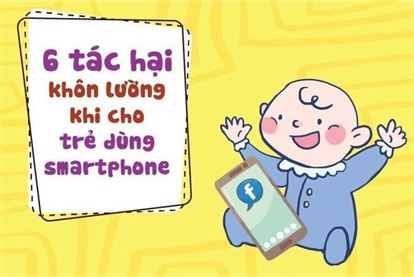 TÁC HẠI KHÔN LƯỜNG KHI CHO TRẺ DÙNG ĐIỆN THOẠI