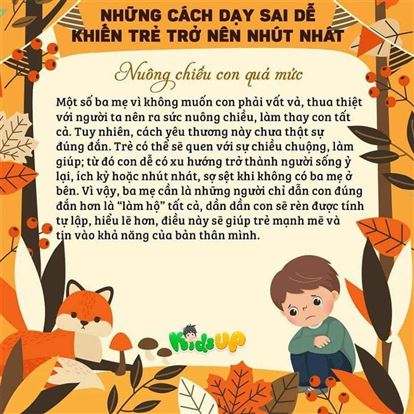 NHỮNG CÁCH DẠY SAI DỄ KHIẾN TRẺ TRỞ NÊN NHÚT NHÁT