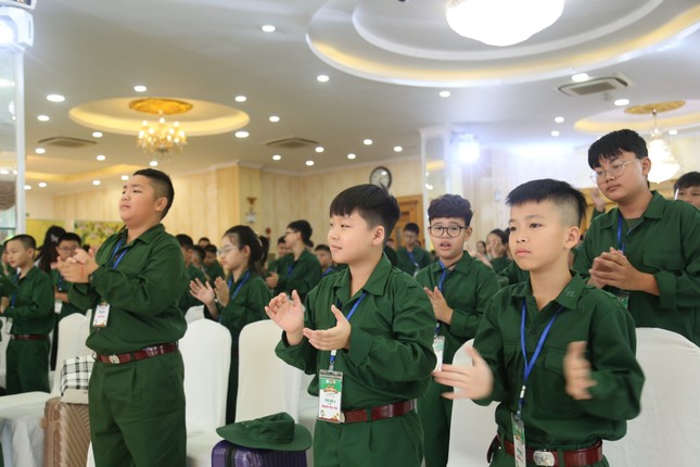 Gần 150 ''chiến sĩ nhí'' xuất quân tham gia Học kỳ trong Quân đội ảnh 4