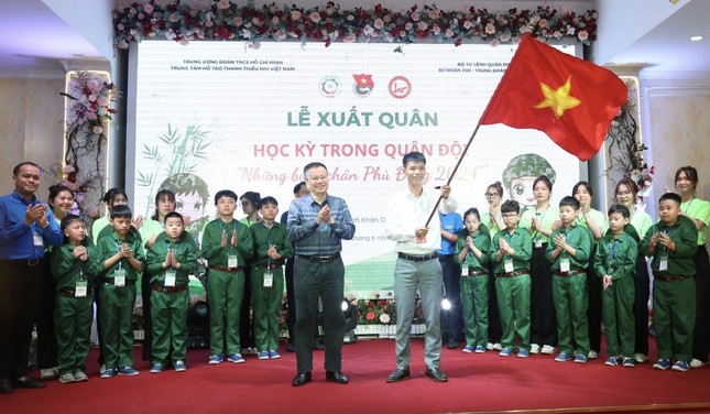 Gần 150 ''chiến sĩ nhí'' xuất quân tham gia Học kỳ trong Quân đội ảnh 3