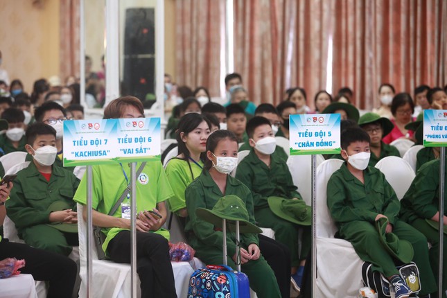 Các ''chiến sĩ nhí'' xuất quân Học kỳ trong quân đội 2022 ảnh 2