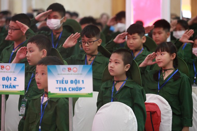 Các ''chiến sĩ nhí'' xuất quân Học kỳ trong quân đội 2022 ảnh 1