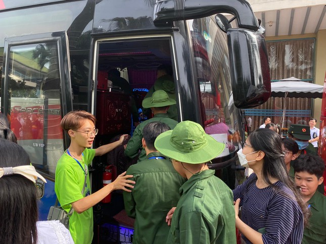 Các ''chiến sĩ nhí'' xuất quân Học kỳ trong quân đội 2022 ảnh 3